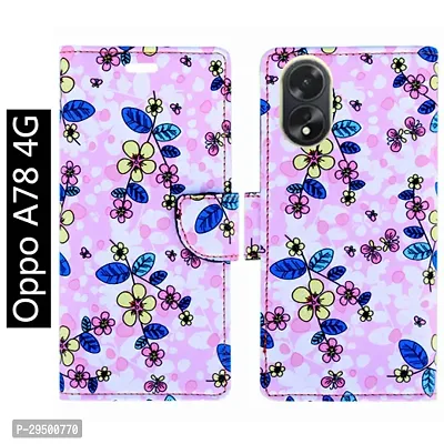 Toklot Flip Cover for Oppo A78 4G