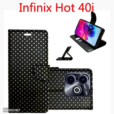 Toklot Flip Cover for Infinix Hot 40i