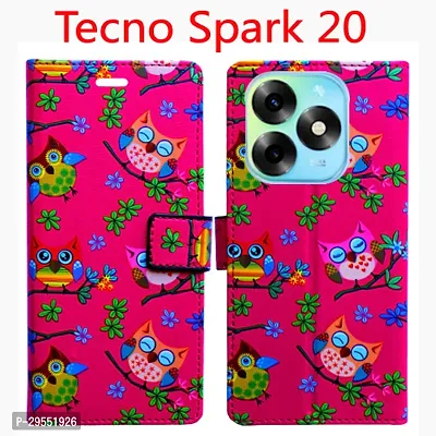 Toklot Flip Cover for Tecno Spark 20-thumb0