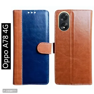 Toklot Flip Cover for Oppo A78 4G