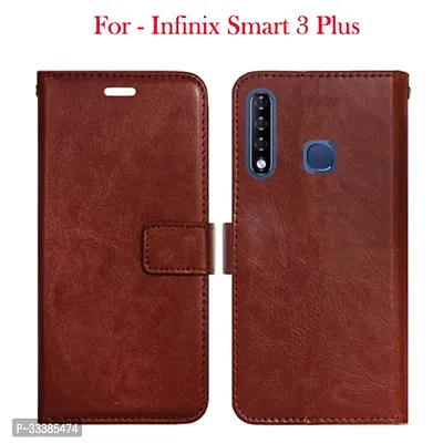 Trendy Mobile Flip Cover For Infinix Smart 3 Plus