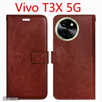 Toklot Flip Cover for Vivo T3X 5G-thumb0