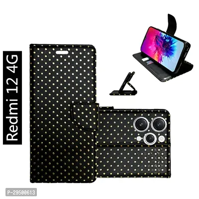 Toklot Flip Cover for Redmi 12 4G