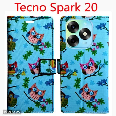 Toklot Flip Cover for Tecno Spark 20-thumb0