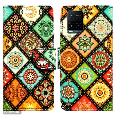 Stylish  Flip Cover for Vivo Y21G