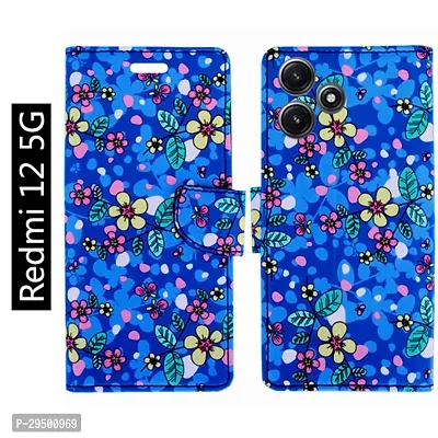 Toklot Flip Cover for Redmi 12 5G