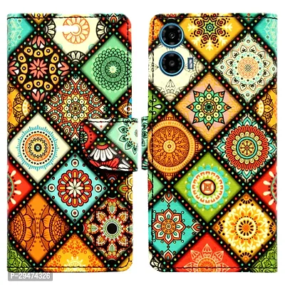 Stylish  Flip Cover for Motorola Moto 50 Fusion