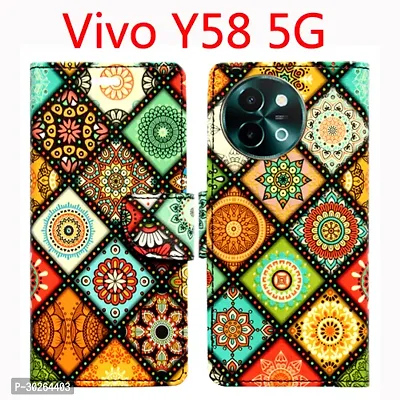 Toklot Flip Cover for Vivo Y58 5G-thumb0