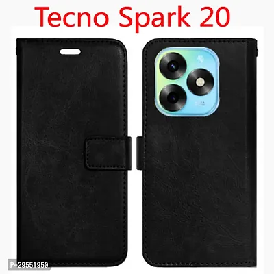 Toklot Flip Cover for Tecno Spark 20