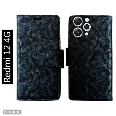 Toklot Flip Cover for Redmi 12 4G