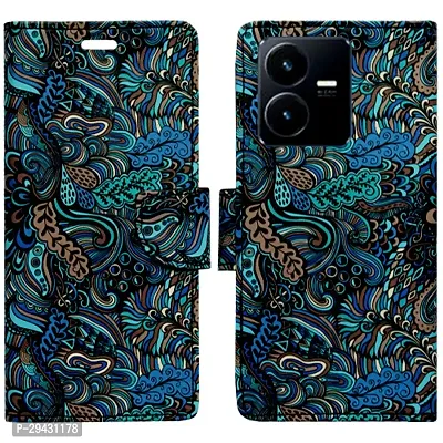 Stylish  Flip Cover for Vivo Y22-thumb0