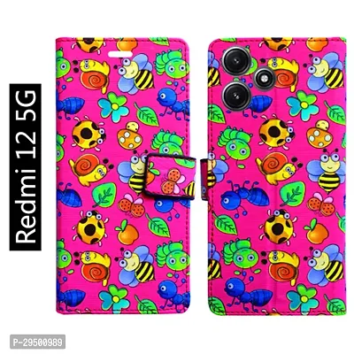 Toklot Flip Cover for Redmi 12 5G