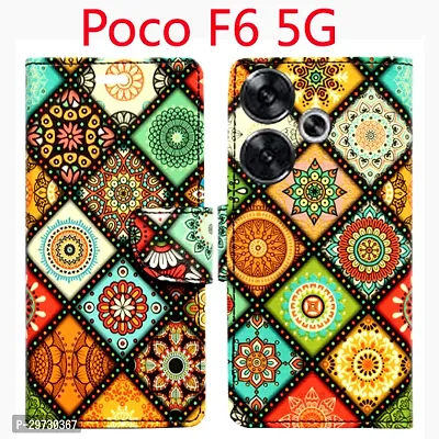 Stylish Flip Cover for Poco F6 5G-thumb0