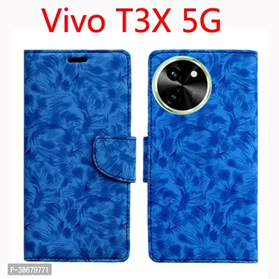 Toklot Flip Cover for Vivo T3X 5G