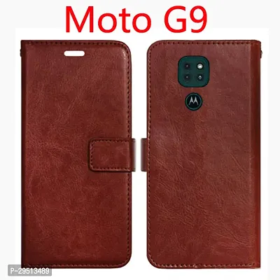 Toklot Flip Cover for Moto G9