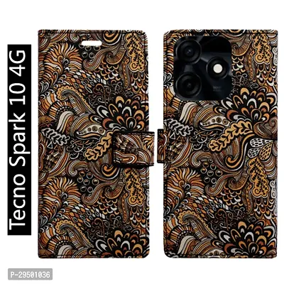 Toklot Flip Cover for Tecno Spark 10 4G-thumb0