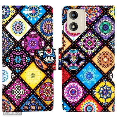 Stylish Flip Cover For Motorola Moto E13