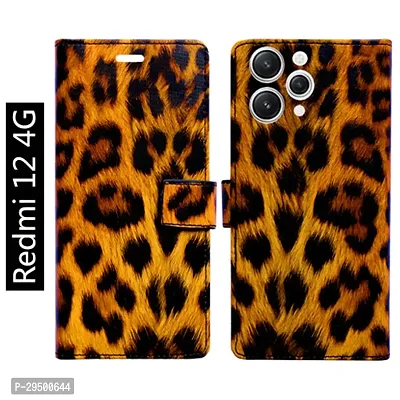 Toklot Flip Cover for Redmi 12 4G