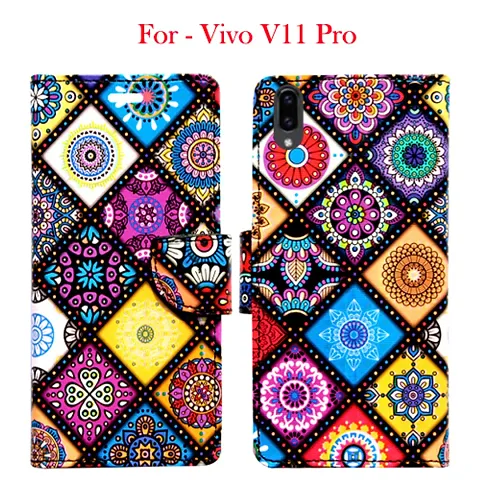 Trendy Mobile Flip Cover For Vivo V11 Pro