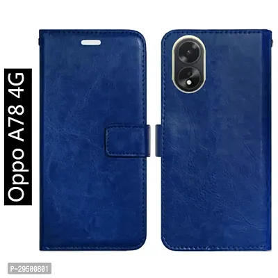 Toklot Flip Cover for Oppo A78 4G