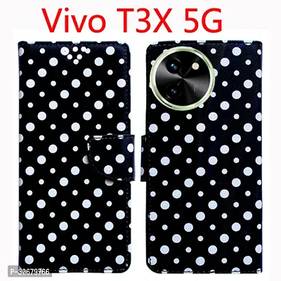 Toklot Flip Cover for Vivo T3X 5G