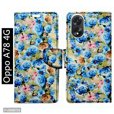 Toklot Flip Cover for Oppo A78 4G