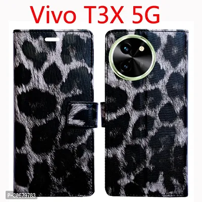 Toklot Flip Cover for Vivo T3X 5G