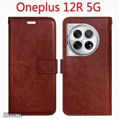 Toklot Flip Cover for Oneplus 12R 5G