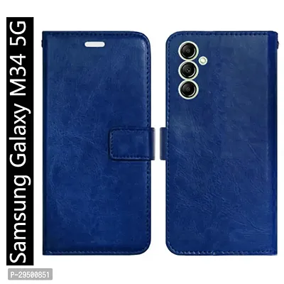 Toklot Flip Cover for Samsung Galaxy M34 5G