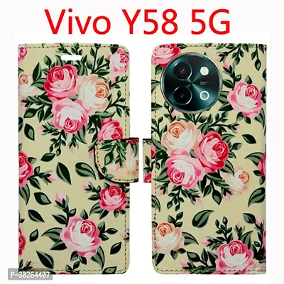 Toklot Flip Cover for Vivo Y58 5G