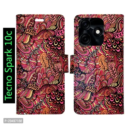 Toklot Flip Cover for Tecno Spark 10c-thumb0