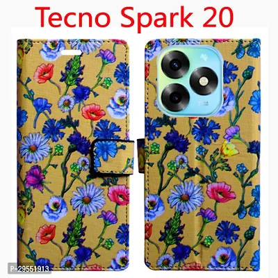 Toklot Flip Cover for Tecno Spark 20-thumb0