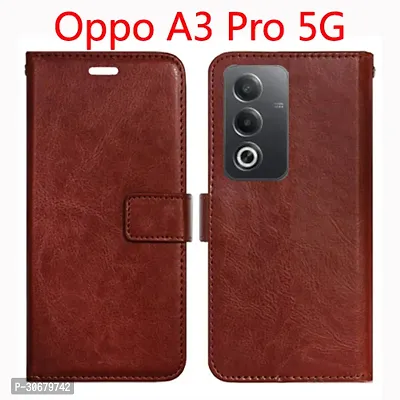 Toklot Flip Cover for Oppo A3 Pro 5G-thumb0