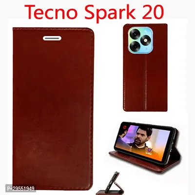 Toklot Flip Cover for Tecno Spark 20