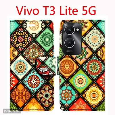 Toklot Flip Cover for Vivo T3 Lite 5G