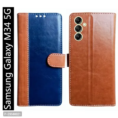 Toklot Flip Cover for Samsung Galaxy M34 5G