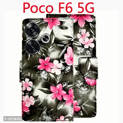 Stylish Flip Cover for Poco F6 5G-thumb0