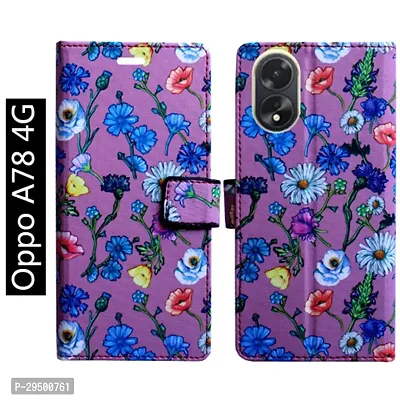 Toklot Flip Cover for Oppo A78 4G