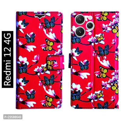 Toklot Flip Cover for Redmi 12 4G