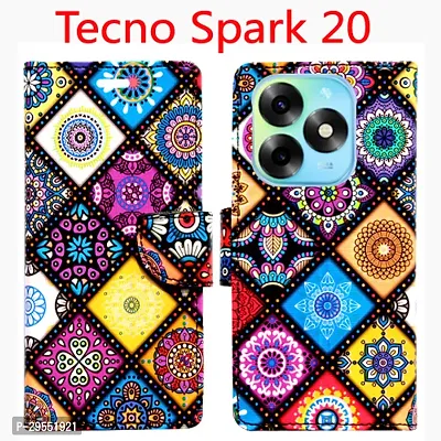 Toklot Flip Cover for Tecno Spark 20-thumb0