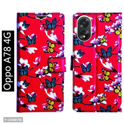 Toklot Flip Cover for Oppo A78 4G