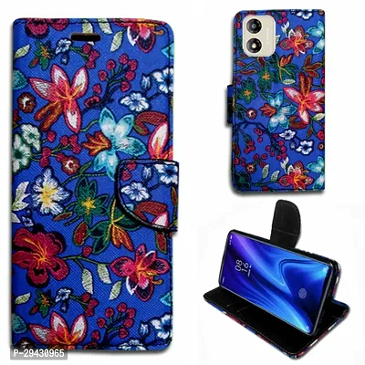 Stylish Flip Cover For Motorola Moto E13