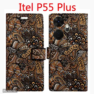 Tokot Flip Cover for Itel P55 Plus