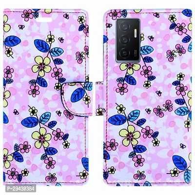 Stylish  Flip Cover for Vivo Y75 4G