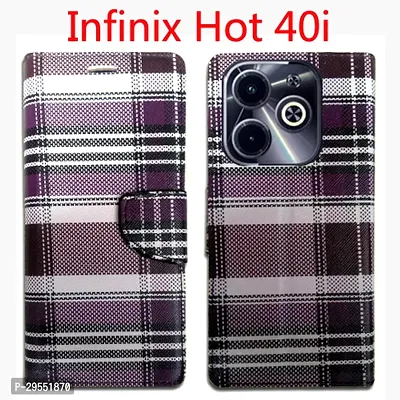 Toklot Flip Cover for Infinix Hot 40i-thumb0