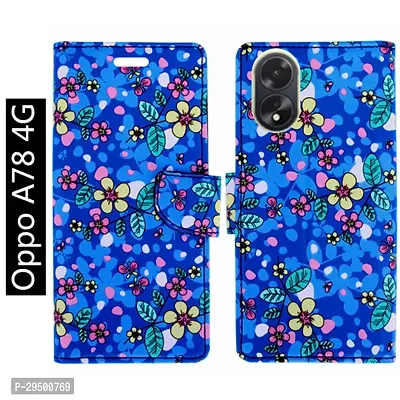 Toklot Flip Cover for Oppo A78 4G