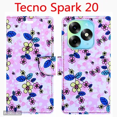 Toklot Flip Cover for Tecno Spark 20-thumb0