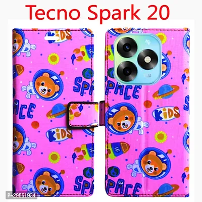 Toklot Flip Cover for Tecno Spark 20