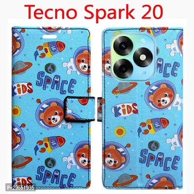 Toklot Flip Cover for Tecno Spark 20-thumb0