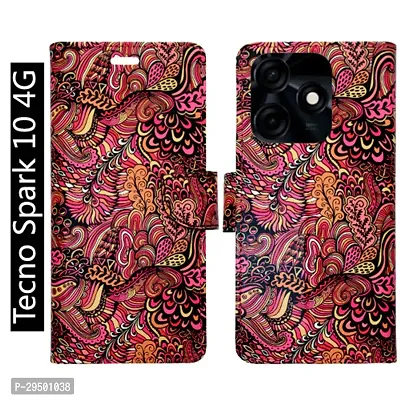 Toklot Flip Cover for Tecno Spark 10 4G-thumb0